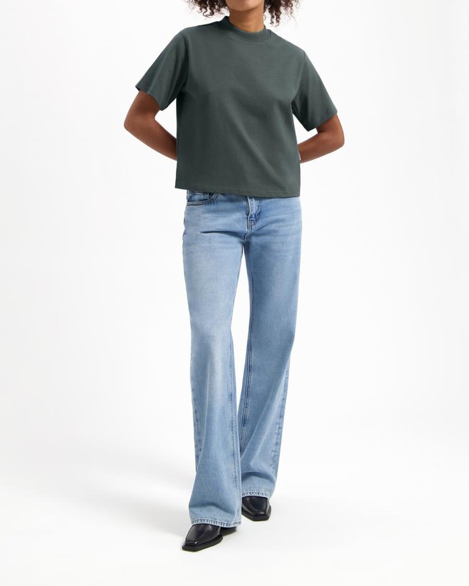 Jill heavy tee - woodland grey from Brand Mission