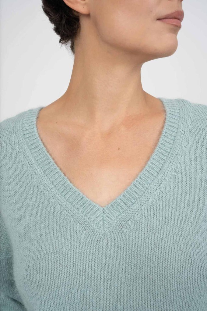 Moore trui - sage from Brand Mission