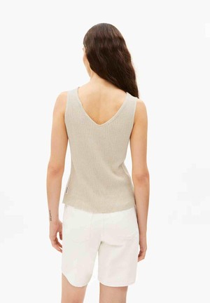 Caaro lino top - raw white from Brand Mission