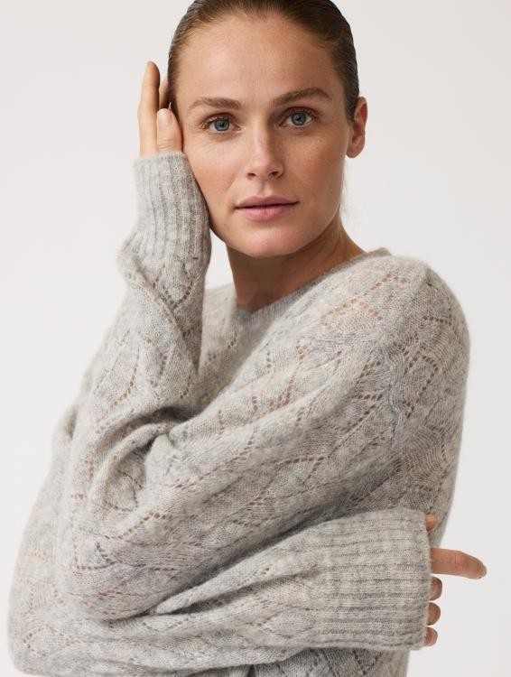 Dahlia sweater - ice blue from Brand Mission