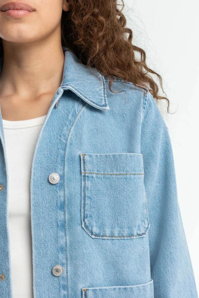 Navarre denim jacket - blue reef light from Brand Mission