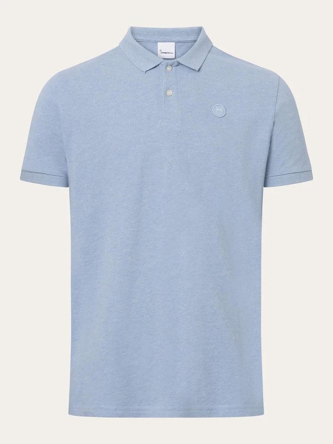 Toke badge polo -  sky way melange from Brand Mission