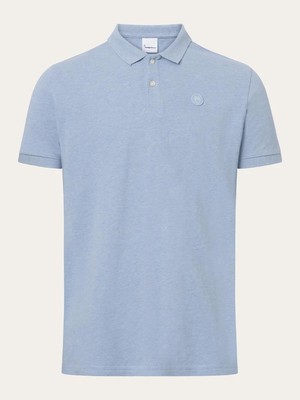 Toke badge polo -  sky way melange from Brand Mission