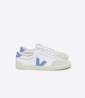 Volley canvas sneaker - white aqua from Brand Mission