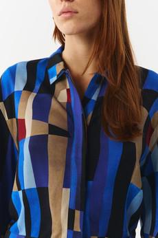 Lure blouse viscose - print move via Brand Mission