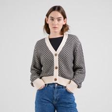 Kanan vest bubble knit - zwart via Brand Mission