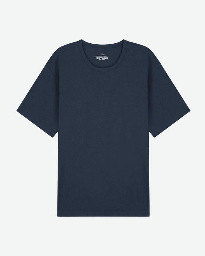 Liam linnen t-shirt - dark navy from Brand Mission