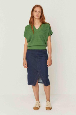 Garazi sweater - basil green from Brand Mission