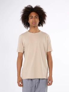 Narrow striped slub t-shirt - safari via Brand Mission