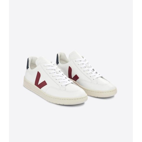 V12 sneaker - white marsala nautico from Brand Mission