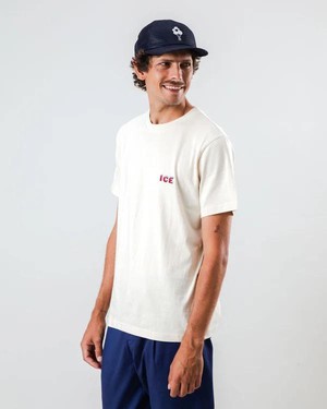 Ice Brava t-shirt - ecru from Brand Mission