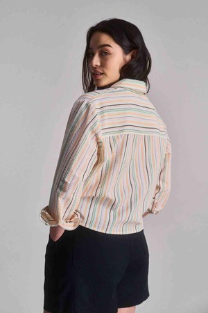 Jungle linnen blouse - pink from Brand Mission