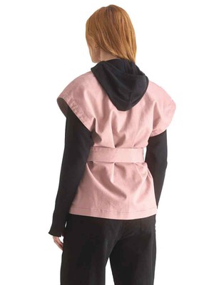 Georgie gilet - dusty pink from Brand Mission