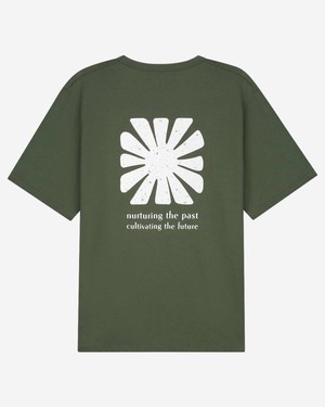 Liam t-shirt printed - Moss Green from Brand Mission