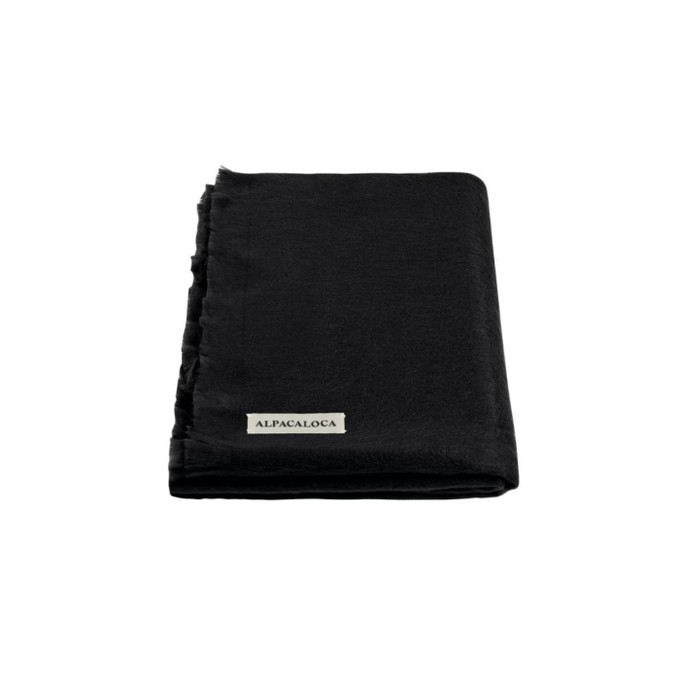 Alpaca Slim sjaal - black from Brand Mission