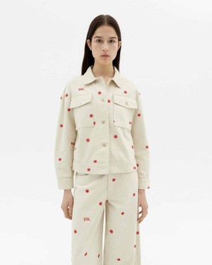 Frans sol chain jacket - ecru from Brand Mission