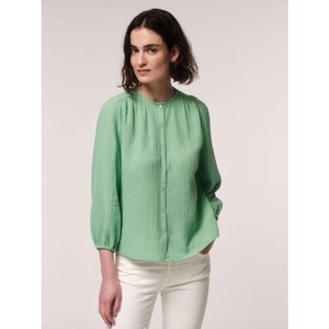 Blouse met structuur - bright jade from Brand Mission