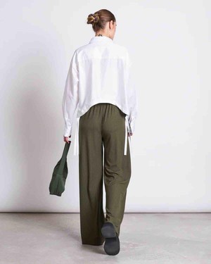 Smilla pants - dark olive from Brand Mission
