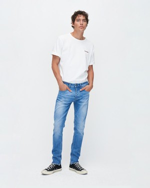 Jamie Slim jeans - Clouds from Brand Mission