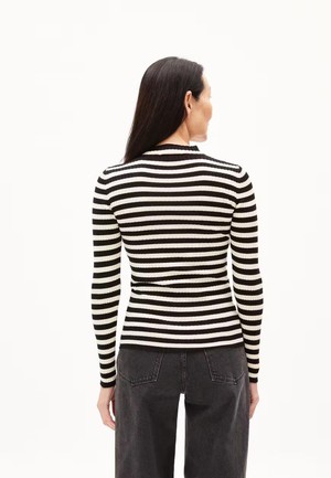 Alaania Striped - Black-oatmilk from Brand Mission