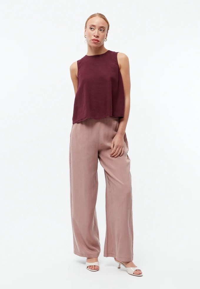 Marla pantalon - rosewood from Brand Mission