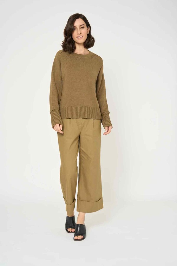 Lola trui - khaki from Brand Mission