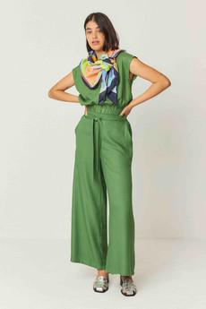 Dona pantalon - basil green via Brand Mission