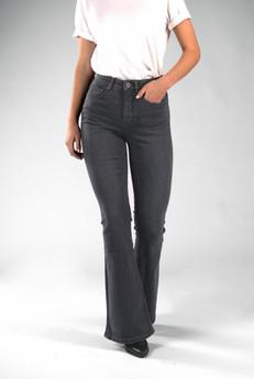 Lisette flared - steel grey via Brand Mission