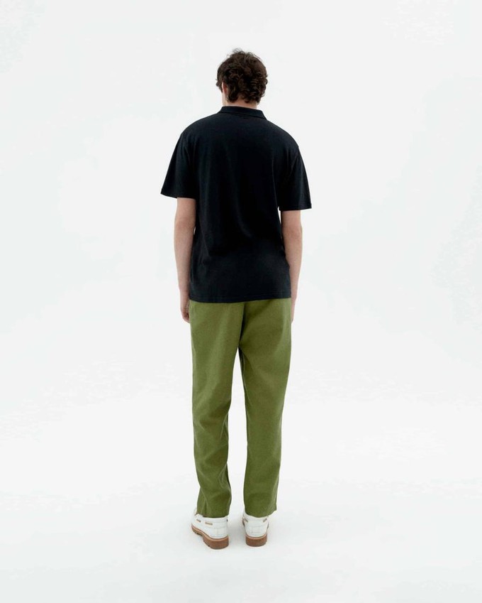 Hemp polo shirt - black from Brand Mission