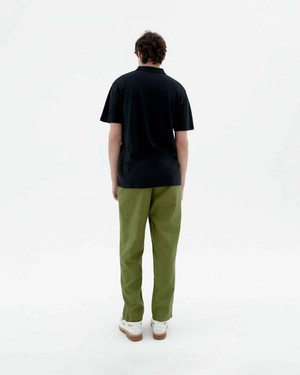 Hemp polo shirt - black from Brand Mission