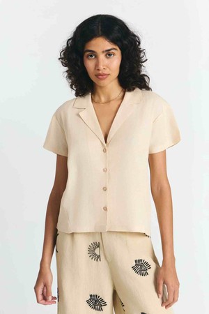Shangha blouse - tapioca from Brand Mission