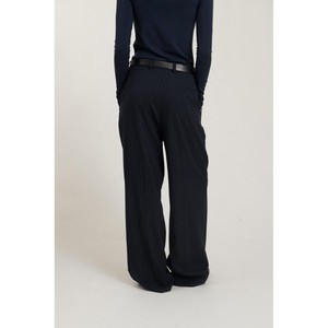 Marjorie broek - navy stripe from Brand Mission