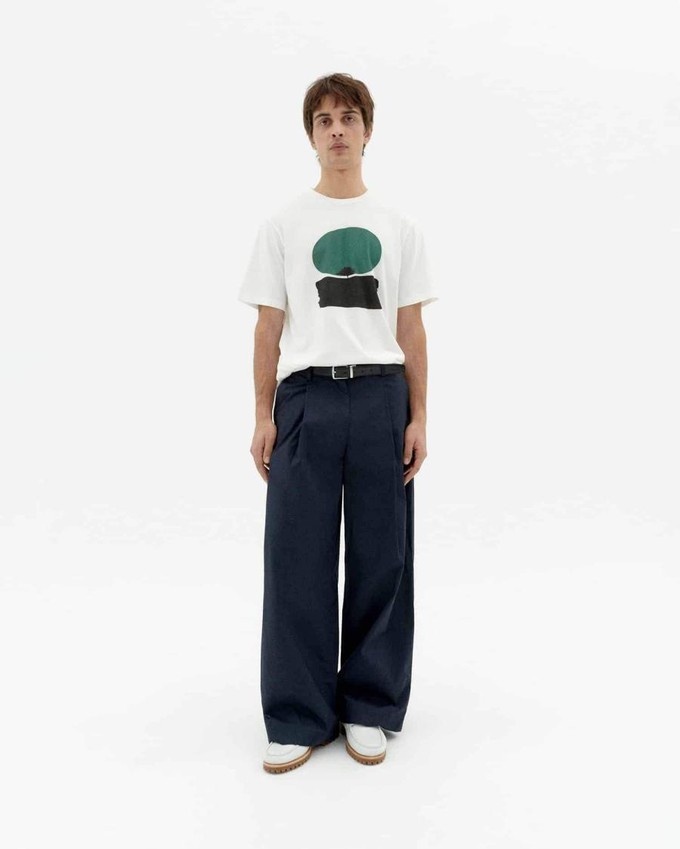 Zach t-shirt trees - white from Brand Mission