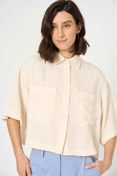 Pandour blouse - off white via Brand Mission