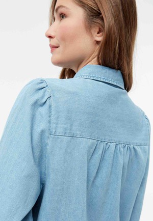 Lyra blouse - Light blue denim from Brand Mission