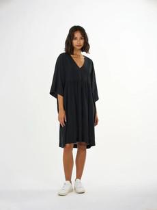 Crepe jurk - zwart via Brand Mission