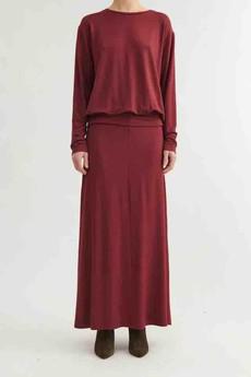 Sadie Lange rok -Bordeaux truffle via Brand Mission