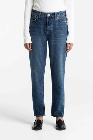 Caroline cropped jeans - zintare dark worn from Brand Mission