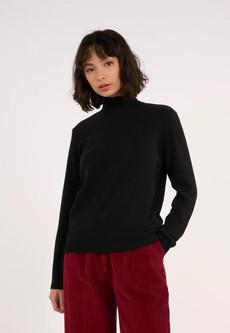 Roll neck pull - black via Brand Mission