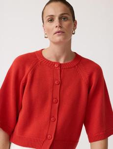 Mimosa cardigan - red via Brand Mission