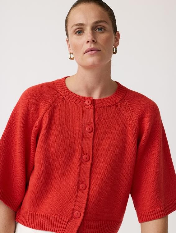 Mimosa cardigan - red from Brand Mission