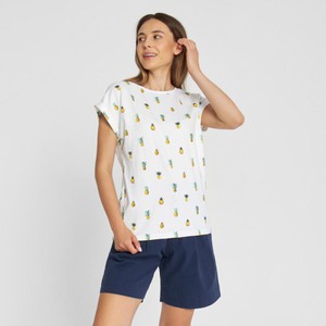 T-shirt visby pineapples - off white from Brand Mission
