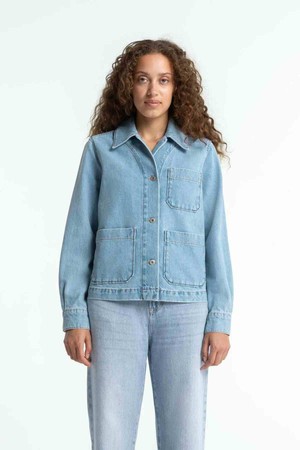 Navarre denim jacket - blue reef light from Brand Mission
