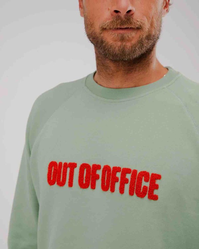 Sweatshirt out of office - mint from Brand Mission