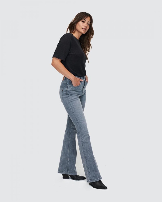 Lisette flared - Light Grey from Brand Mission