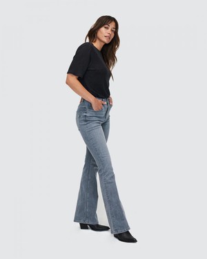 Lisette flared - Light Grey from Brand Mission