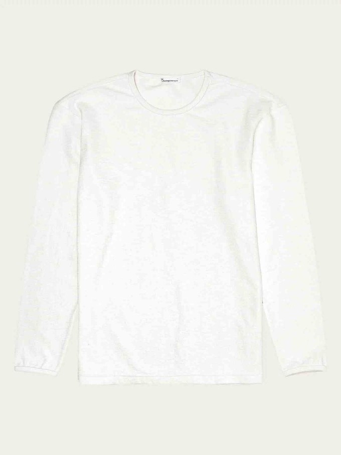 Structured slub sweater - egret from Brand Mission
