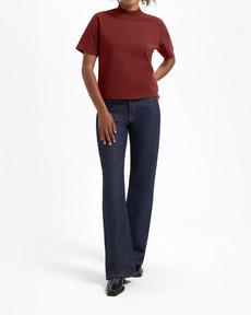 Jill heavy tee - brick via Brand Mission