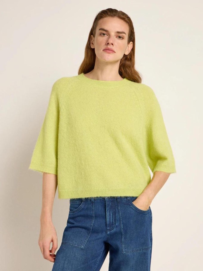 Alpaca trui - lime from Brand Mission