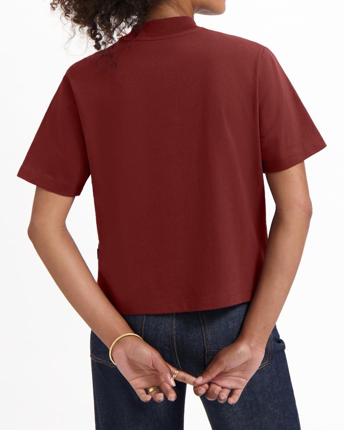 Jill heavy tee - brick from Brand Mission